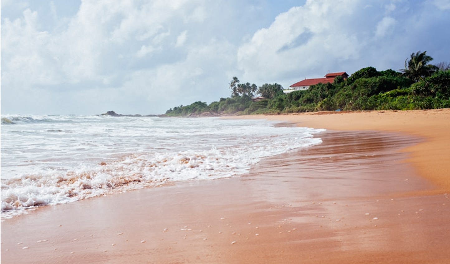 The golden sands of Sri Lanka
