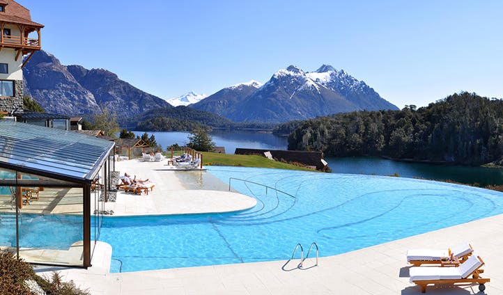 The pool at Llao Llao Bariloche