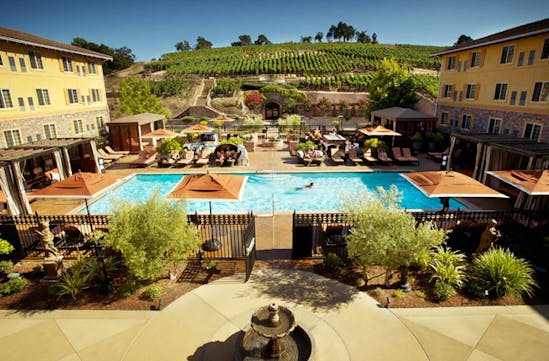 The pool at The Meritage Resort & Spa