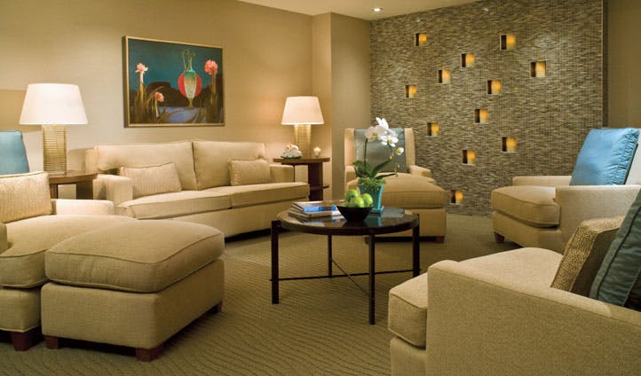 A living room at the Four Seasons, Seattle