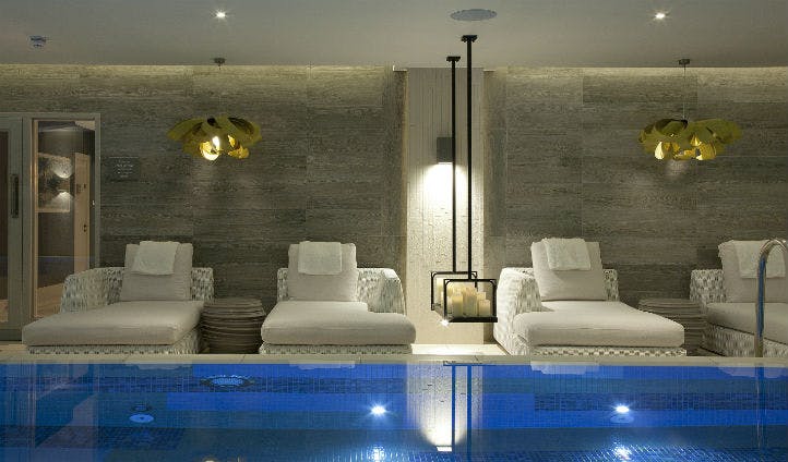 Relax by the pool at Dormy House Spa