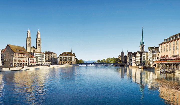 View of River Limmat, Zurich | Black Tomato
