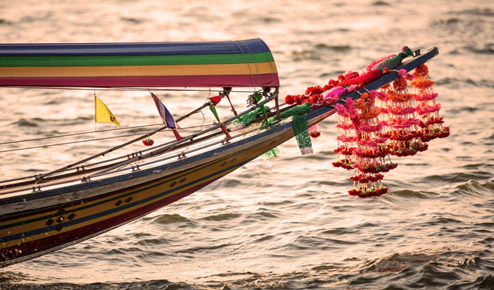 Traditional Thai boat