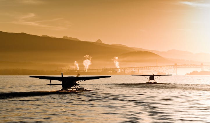 The float planes of Vancouver, Canada