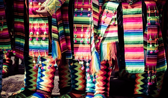 Traditional clothes in Cusco