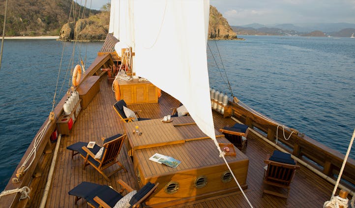 Deck on Yacht Raja Ampat
