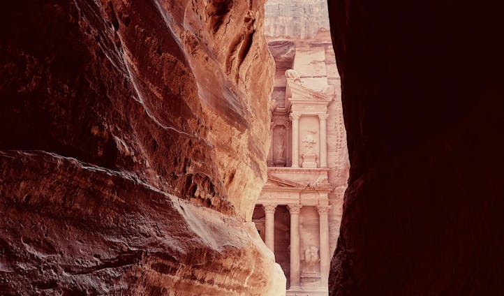 Revenge travel in Petra, Jordan