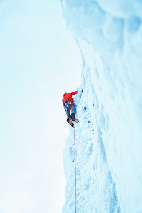 Ice climbing adventures in Iceland