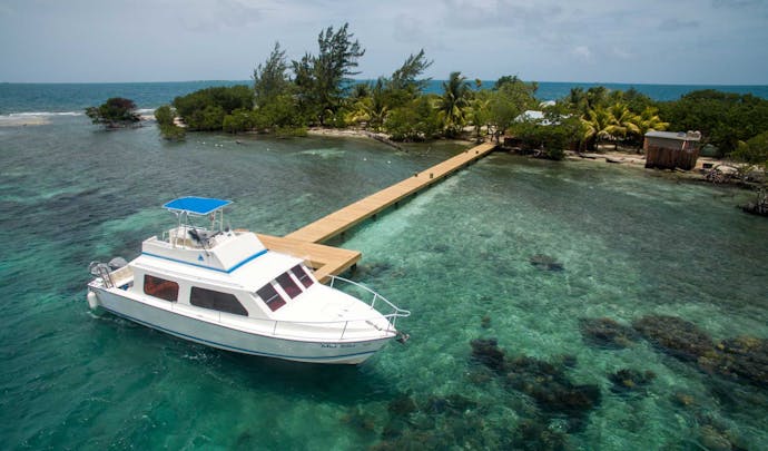 Stay on your private coral reef in Belize