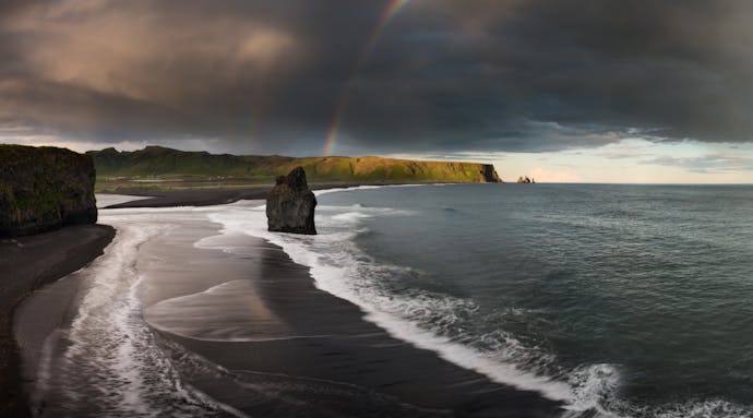 Iceland's black sand beaches