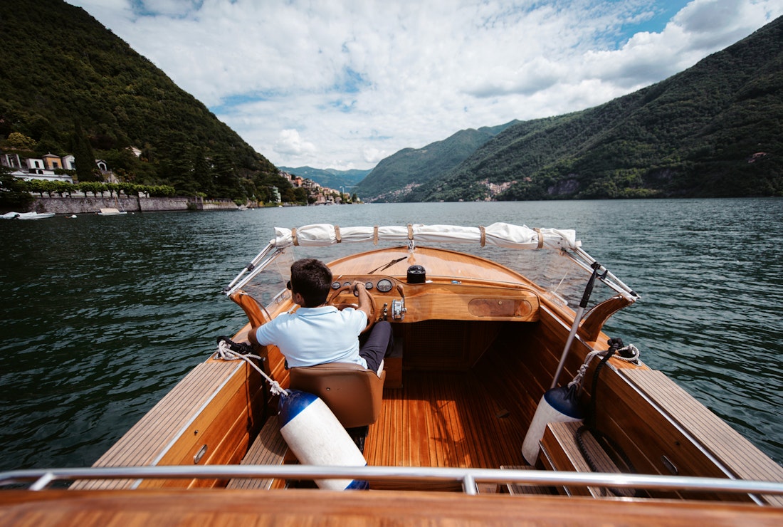Boat tour of Lake Como