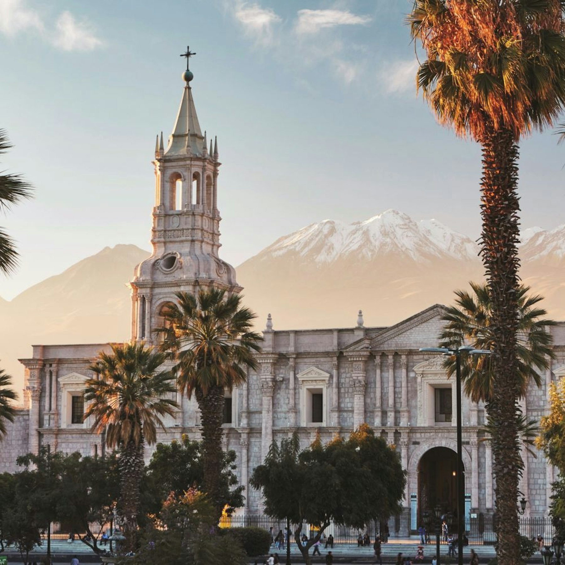 Arequipa's Cathedral in the Plaza de Armas