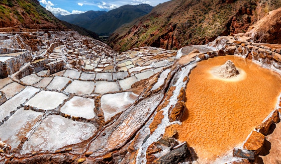 Maras salt pans in Peru