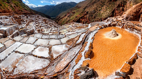 Maras salt pans in Peru