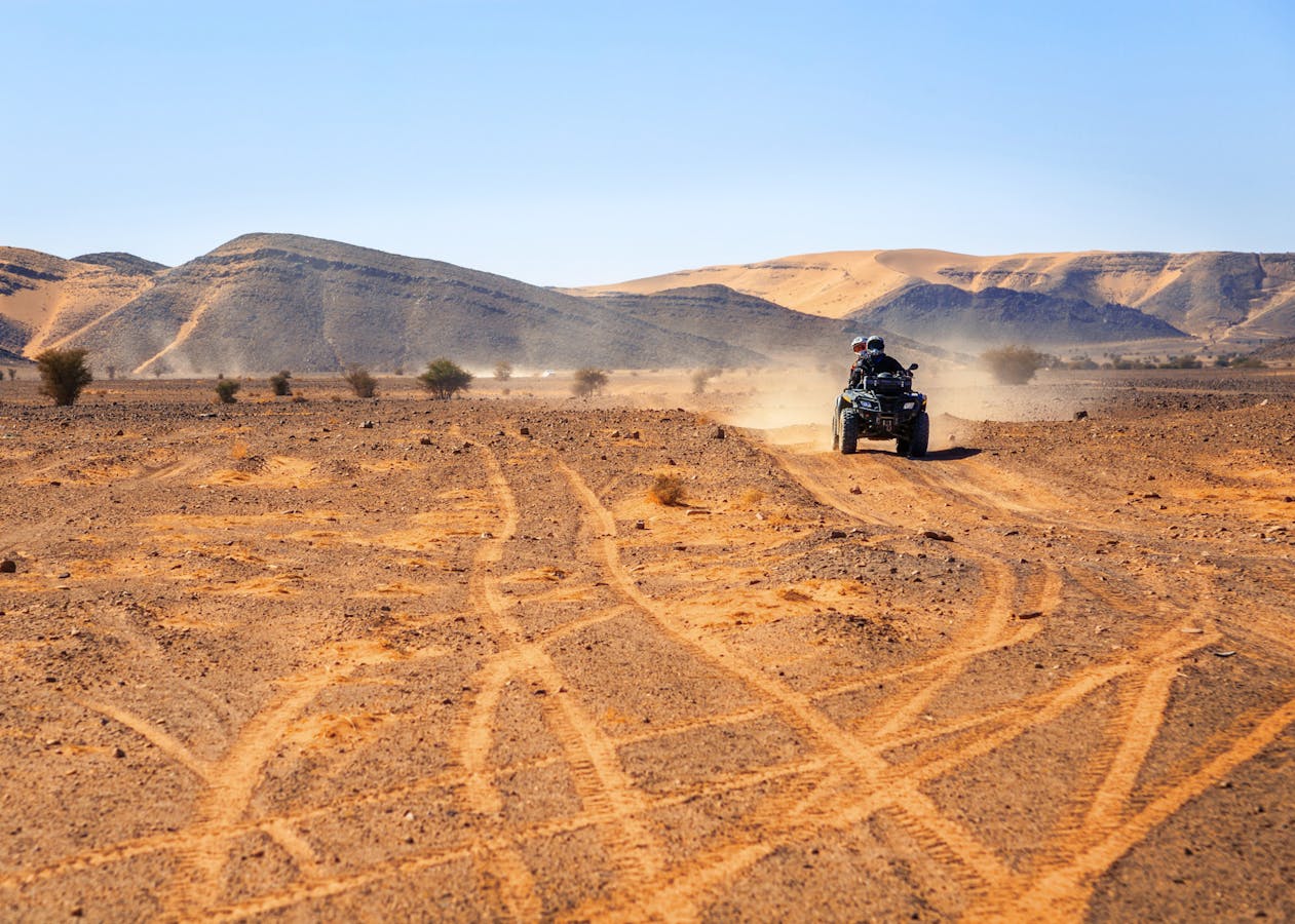 Quad biking in Agafay Desert