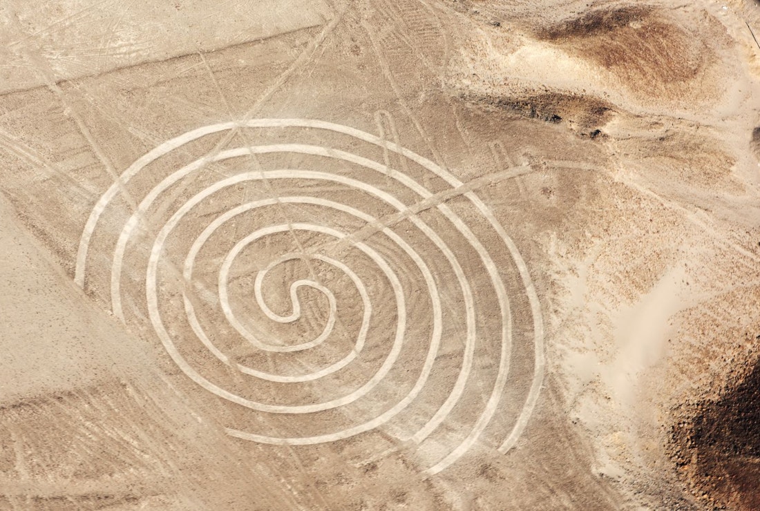 The Nazca Lines aerial spiral