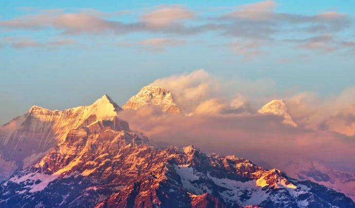 Himalayan mountains, India
