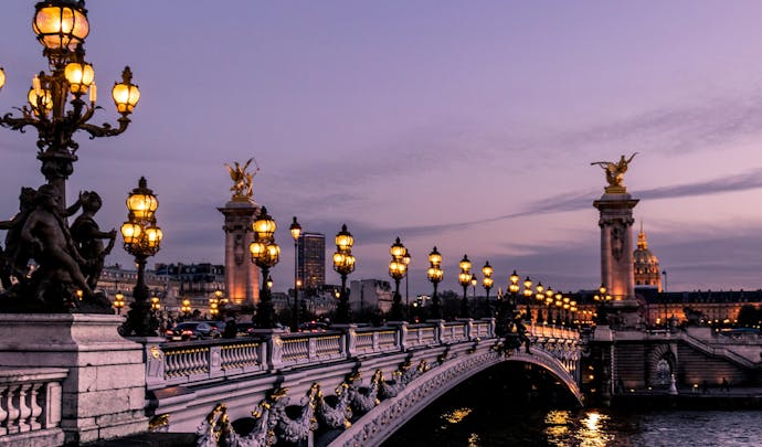 Alexander bridge in Paris
