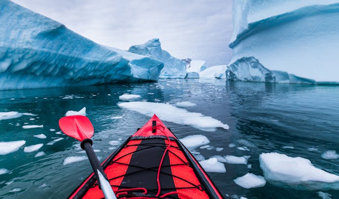 Exploring Antarctica via kayak