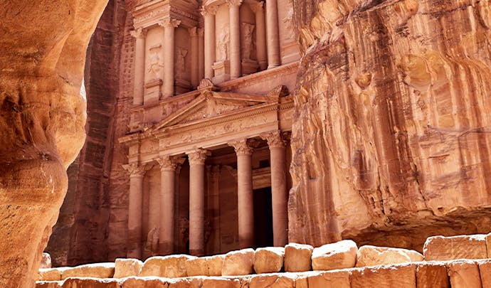 Petra lost city ruins, Jordan