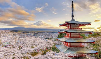 Where to go on vacation in April: Japan