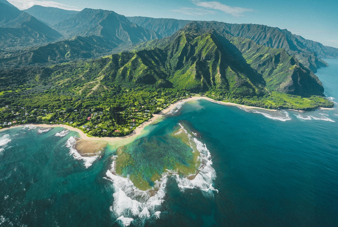 The lush green islands of Hawaii