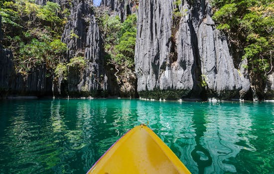 Kayaking in Palawan