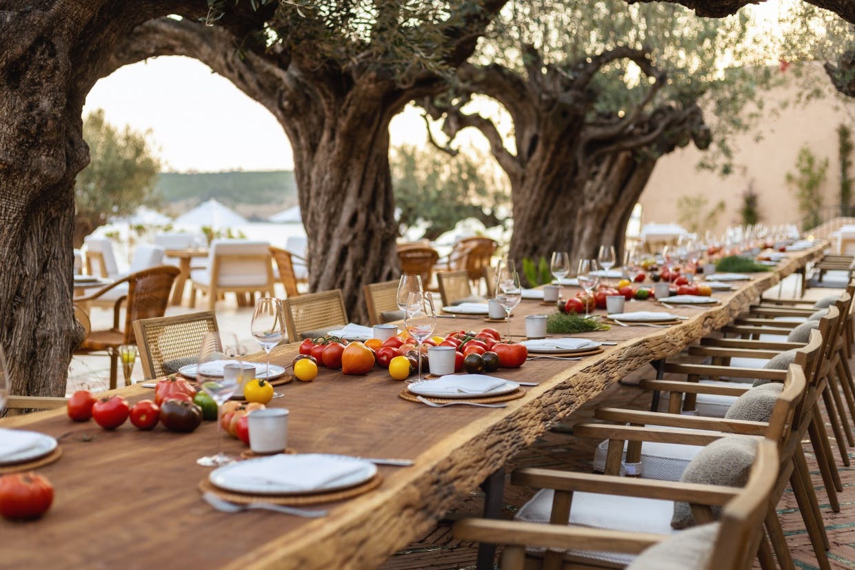 Six Senses Ibiza, outdoor dining | Luxury Resorts Ibiza