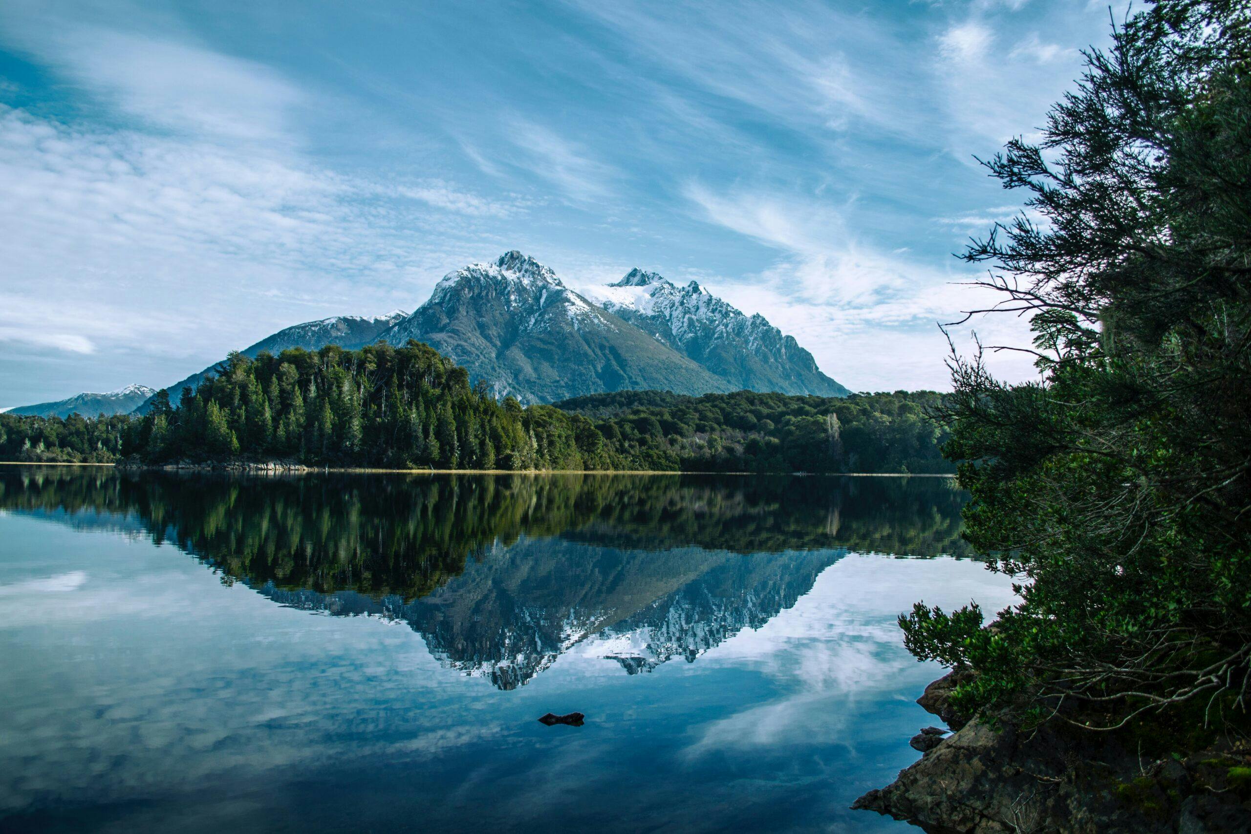 View over the lake at Bariloche Argentina
