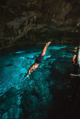 snorkelling in cenote, luxury vacation mexico