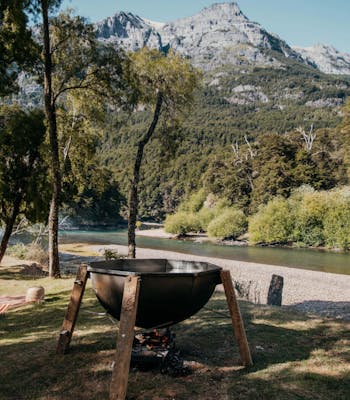luxury private camp in Patagonia, Argentina
