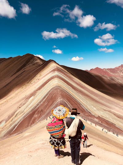 Rainbow mountain in Cusco Peru, luxury Peru tours