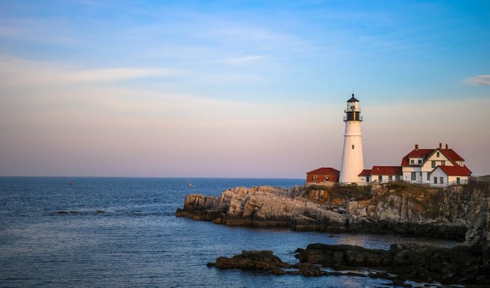Portland head lighthouse New England, luxury holidays USA