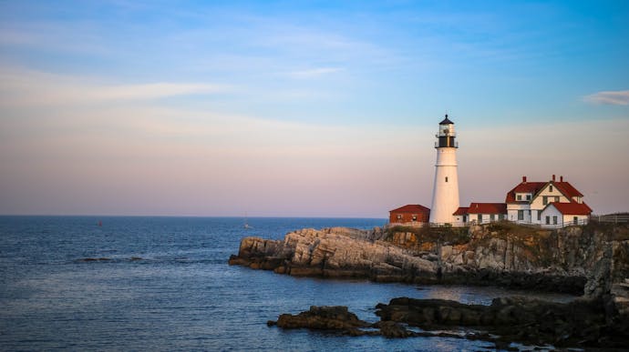 Portland head lighthouse New England, luxury holidays USA