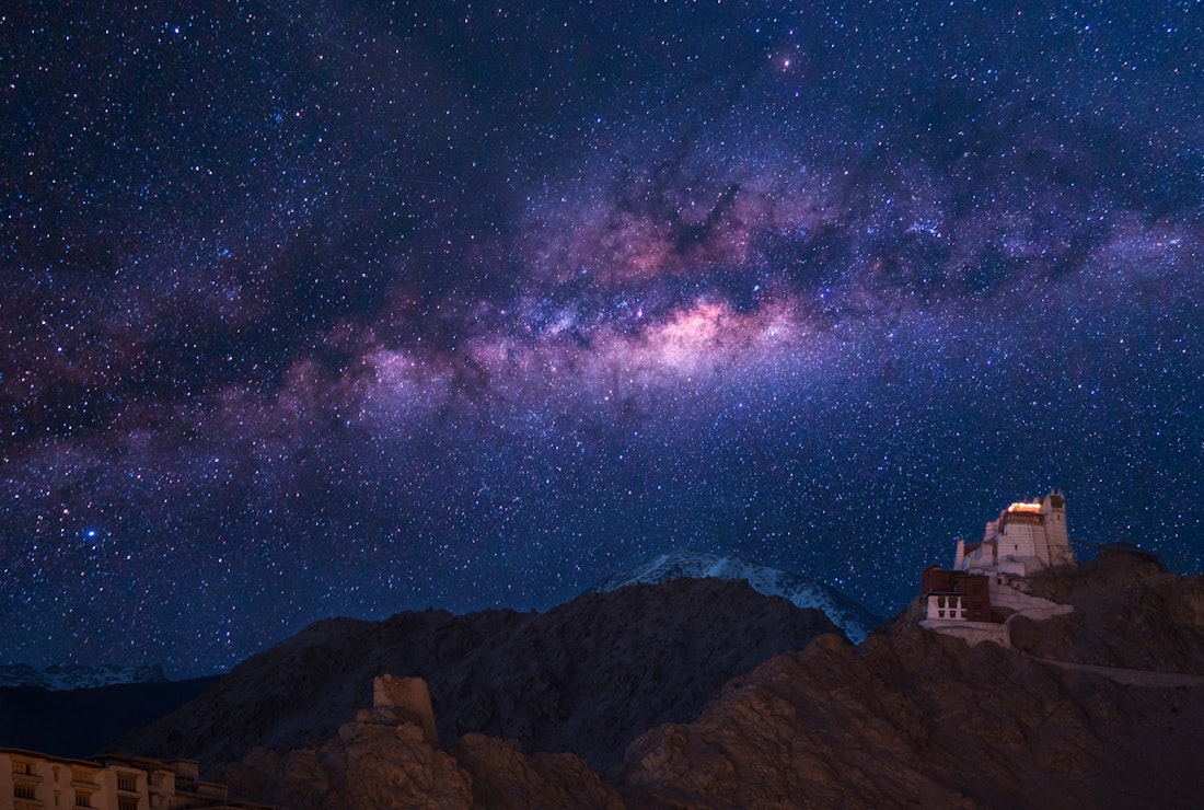 Stargazing in ladakh in india