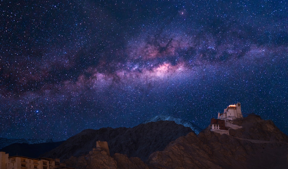 Stargazing in ladakh in india