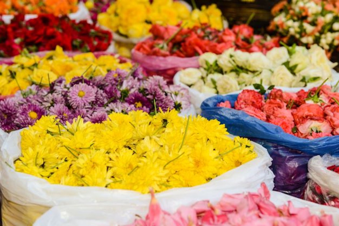 flower market in india