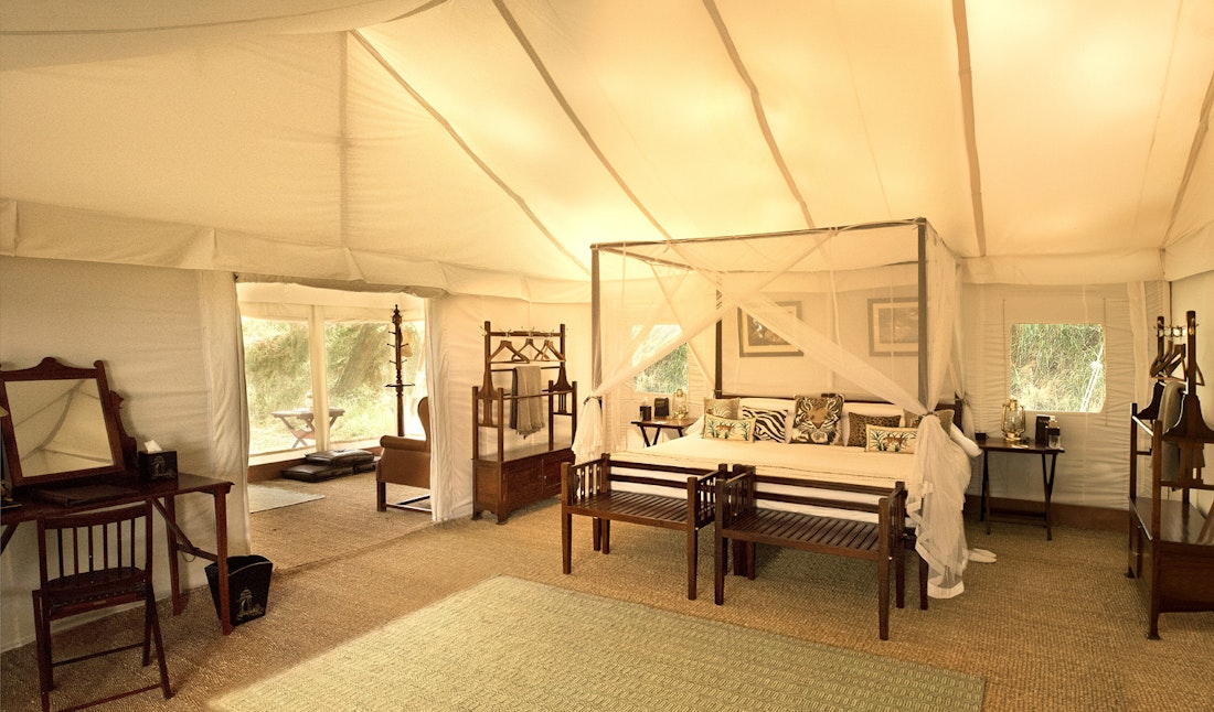 luxury tent at sher bagh in india