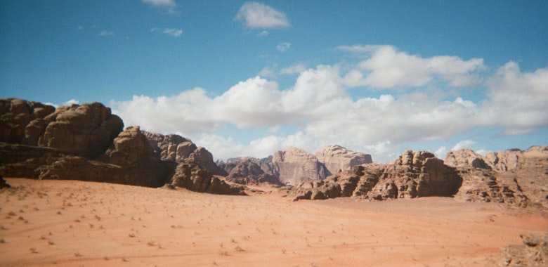 Wadi Rum landscape Jordan