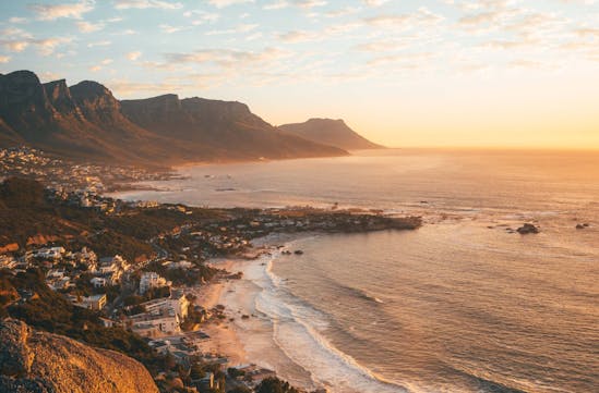 Cape Town sunset, luxury travel South Africa