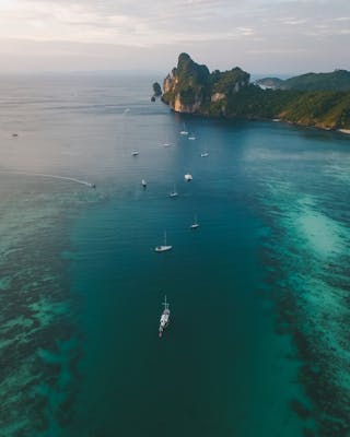 Phi Phi Islands boats, Thailand