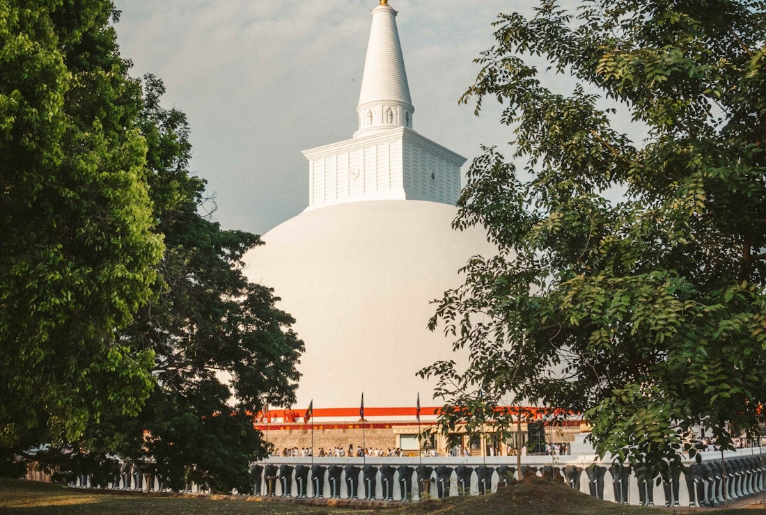 Anuradhapura dome in Sri Lanka