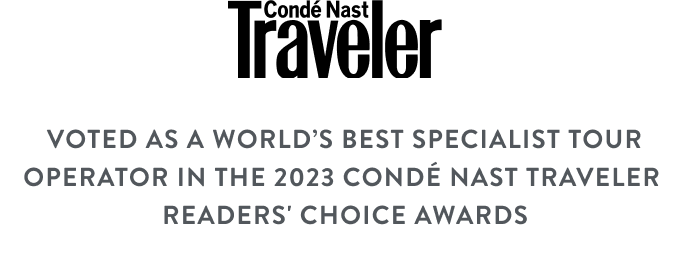 Condé Nast Traveler Awards Winner
