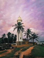 galle lighthouse in Sri Lanka