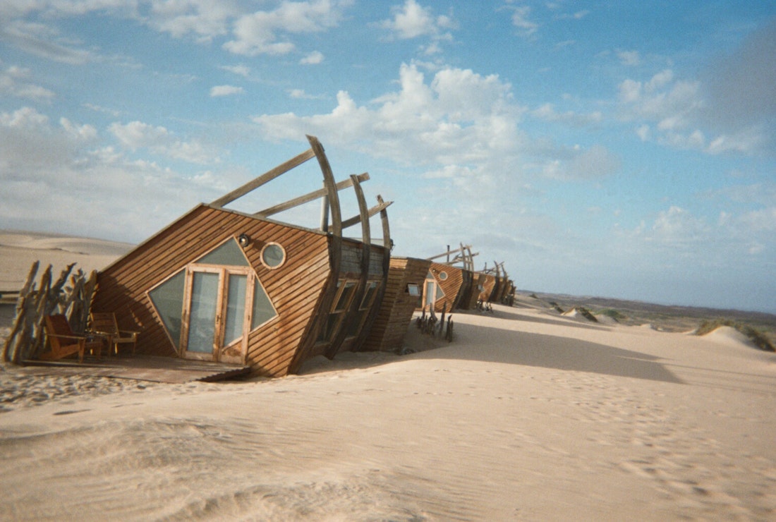 shipwreck lodge hotel in skeleton coast in namibia