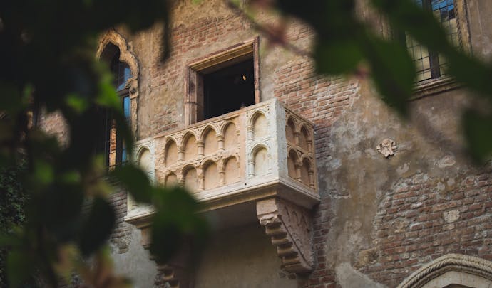 Juliet balcony in Verona