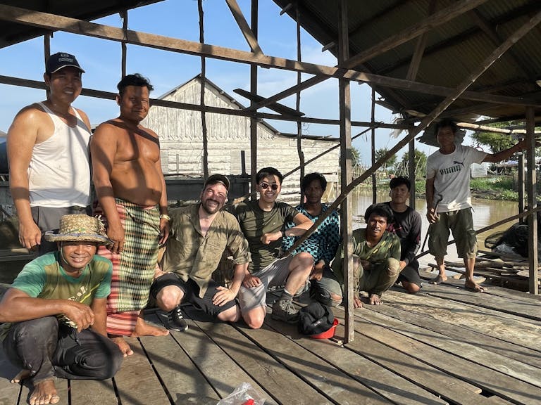 Ronan and Alister Volunteering in Cambodia