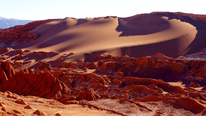 The arid desert of Atacama, Chile