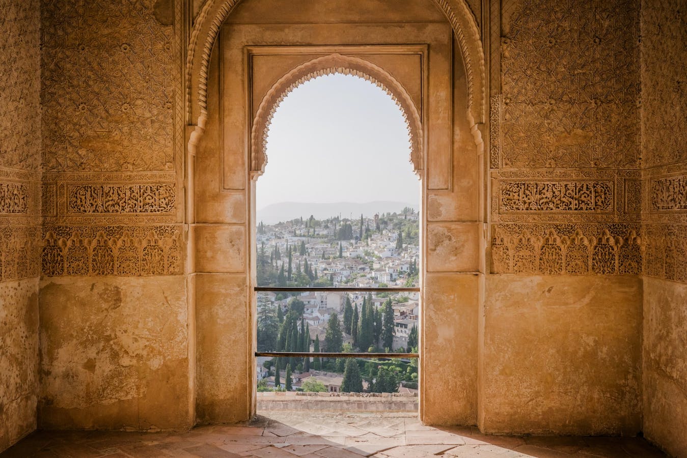 Archway in Alhambra, Granada, Spain