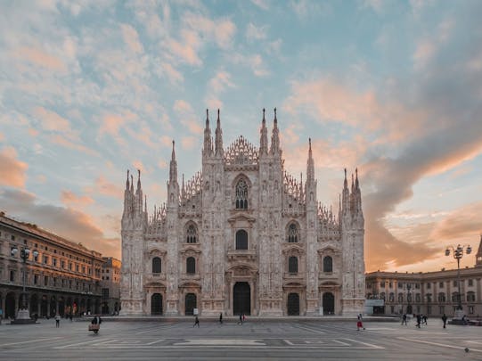 Milan Duomo at sunrise, Italy
